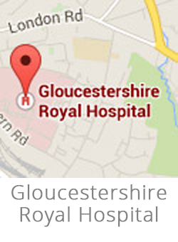 Google Maps - Gloucestershire Royal Hospital